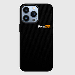 Чехол для iPhone 13 Pro PORNHUB, цвет: 3D-черный
