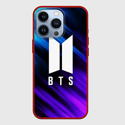 Чехол для iPhone 13 Pro BTS, цвет: 3D-красный
