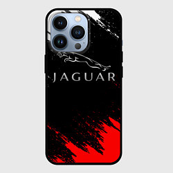 Чехол для iPhone 13 Pro Jaguar, цвет: 3D-черный