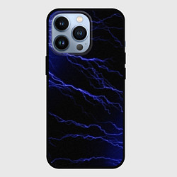 Чехол для iPhone 13 Pro МОЛНИИ, цвет: 3D-черный