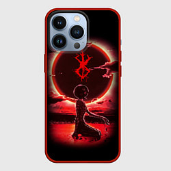 Чехол для iPhone 13 Pro BERSERK, цвет: 3D-красный