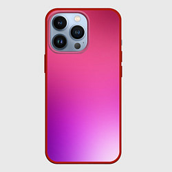 Чехол для iPhone 13 Pro Нежный цвет, цвет: 3D-красный