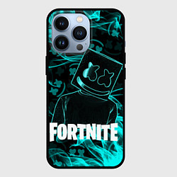 Чехол для iPhone 13 Pro Fortnite Marshmello, цвет: 3D-черный