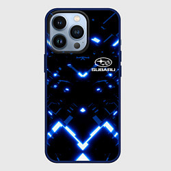 Чехол для iPhone 13 Pro SUBARU, цвет: 3D-тёмно-синий