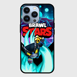 Чехол для iPhone 13 Pro BRAWL STARS MECHA CROW, цвет: 3D-черный