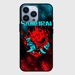 Чехол iPhone 13 Pro CYBERPUNK 2077 SAMURAI