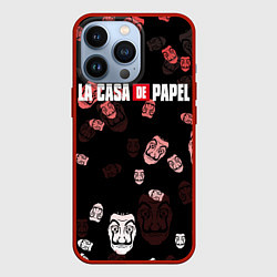 Чехол для iPhone 13 Pro La Casa de Papel Z, цвет: 3D-красный