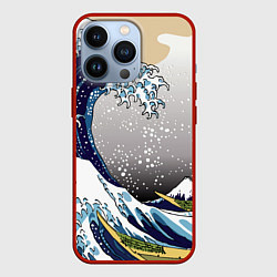Чехол iPhone 13 Pro The great wave off kanagawa
