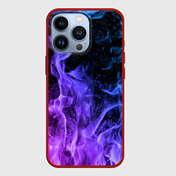 Чехол для iPhone 13 Pro ОГОНЬ НЕОН, цвет: 3D-красный