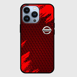 Чехол для iPhone 13 Pro NISSAN, цвет: 3D-черный