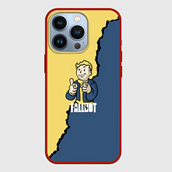 Чехол iPhone 13 Pro Fallout logo boy