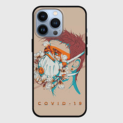 Чехол для iPhone 13 Pro Коронавирус covid 19, цвет: 3D-черный
