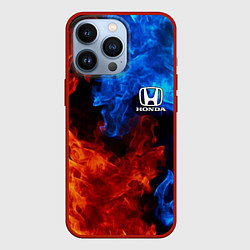 Чехол для iPhone 13 Pro HONDA, цвет: 3D-красный