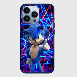 Чехол для iPhone 13 Pro Sonic, цвет: 3D-тёмно-синий