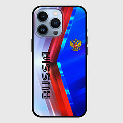 Чехол для iPhone 13 Pro RUSSIA SPORT, цвет: 3D-черный