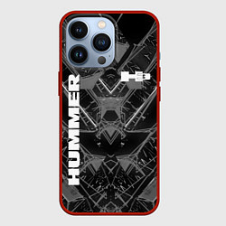 Чехол для iPhone 13 Pro HUMMER, цвет: 3D-красный