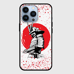 Чехол для iPhone 13 Pro Самурай в каплях крови Z, цвет: 3D-черный