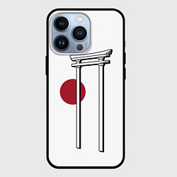 Чехол для iPhone 13 Pro Япония Тории Z, цвет: 3D-черный