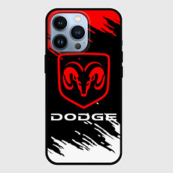 Чехол для iPhone 13 Pro DODGE, цвет: 3D-черный