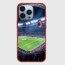 Чехол для iPhone 13 Pro FC MILAN, цвет: 3D-красный