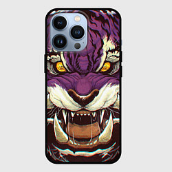 Чехол для iPhone 13 Pro Маска тигра Ханья, цвет: 3D-черный
