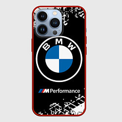 Чехол для iPhone 13 Pro BMW БМВ, цвет: 3D-красный
