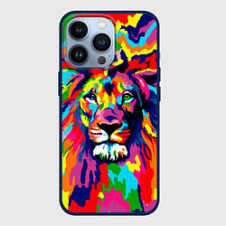 Чехол iPhone 13 Pro Лев Artistic Art