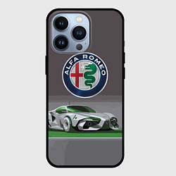 Чехол iPhone 13 Pro Alfa Romeo motorsport