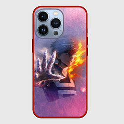 Чехол для iPhone 13 Pro Шото Тодороки, цвет: 3D-красный