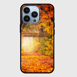 Чехол для iPhone 13 Pro Что такое осень - это небо, цвет: 3D-черный