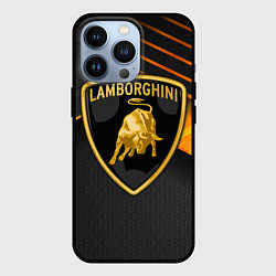 Чехол для iPhone 13 Pro Lamborghini, цвет: 3D-черный