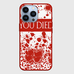 Чехол для iPhone 13 Pro DARK SOULS, цвет: 3D-красный