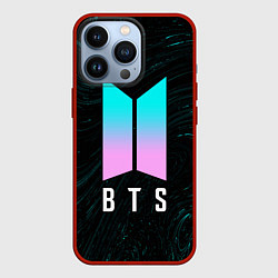 Чехол для iPhone 13 Pro BTS БТС, цвет: 3D-красный