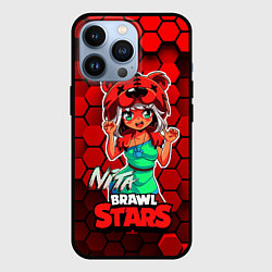 Чехол для iPhone 13 Pro Nita Brawl Stars, цвет: 3D-черный