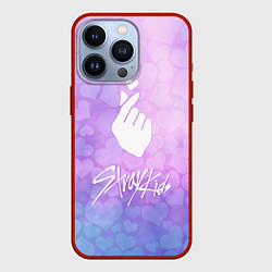 Чехол для iPhone 13 Pro Stray Kids, цвет: 3D-красный