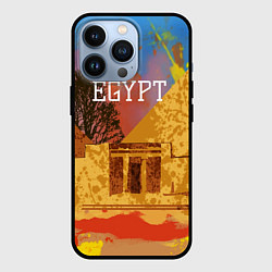 Чехол для iPhone 13 Pro Египет Пирамида Хеопса, цвет: 3D-черный