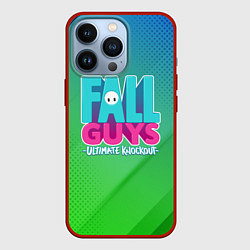 Чехол для iPhone 13 Pro FALL GUYS, цвет: 3D-красный