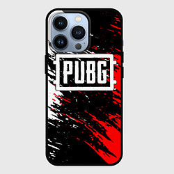 Чехол для iPhone 13 Pro PUBG, цвет: 3D-черный