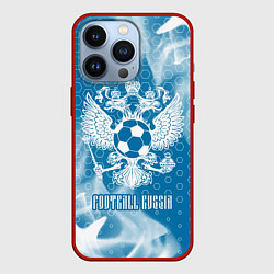 Чехол для iPhone 13 Pro FOOTBALL RUSSIA Футбол, цвет: 3D-красный