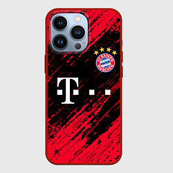 Чехол для iPhone 13 Pro BAYERN MUNCHEN БАВАРИЯ, цвет: 3D-красный