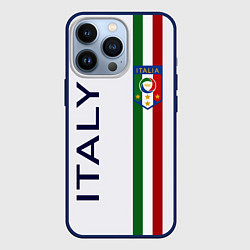 Чехол для iPhone 13 Pro СБОРНАЯ ИТАЛИИ, цвет: 3D-тёмно-синий