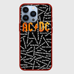 Чехол iPhone 13 Pro ACDC SONGS Z