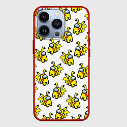 Чехол iPhone 13 Pro Among us Pikachu