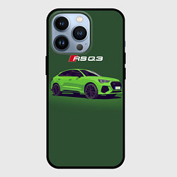 Чехол для iPhone 13 Pro AUDI RS Q3 Z, цвет: 3D-черный