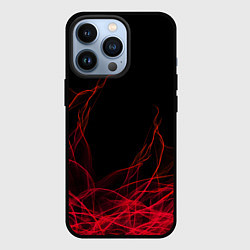 Чехол для iPhone 13 Pro Fiber, цвет: 3D-черный