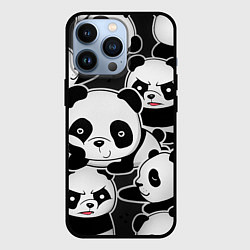 Чехол iPhone 13 Pro Смешные панды