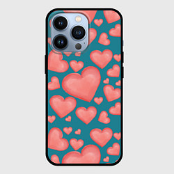 Чехол для iPhone 13 Pro Любовь, цвет: 3D-черный