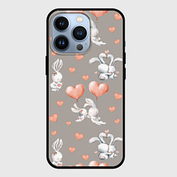 Чехол для iPhone 13 Pro Влюбленные, цвет: 3D-черный
