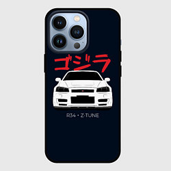 Чехол для iPhone 13 Pro Skyline R34 Z-Tune, цвет: 3D-черный