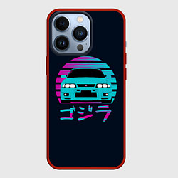 Чехол для iPhone 13 Pro Skyline R33, цвет: 3D-красный